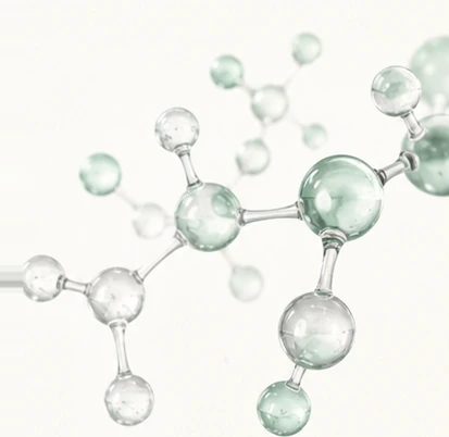 Glass molecular structure